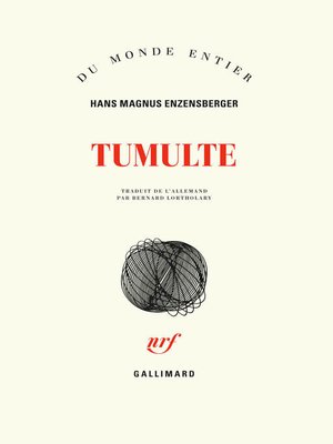 cover image of Tumulte